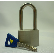 Stainless Steel Disc Padlock with Long Shank